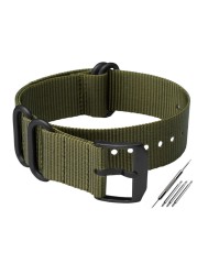 Nylon watch strap 22mm 23mm watch band waterproof sport for Luminox watchbands NATO black strap fashion bracelet for men strap