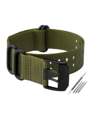 Nylon watch strap 22mm 23mm watch band waterproof sport for Luminox watchbands NATO black strap fashion bracelet for men strap