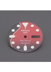 Mod Seiko 5 watch dial 28.5mm nh36 dial Compatible 7S26 NH36 4R36 movement fit for Seiko SKX007 SRPD 6105 6309 Tuna watch