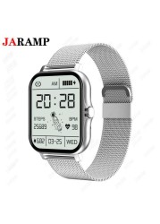 New Ladies Smart Watch Men 1.69 inch Color Screen Full Touch Fitness Tracker Call Ladies Smart Watch for Android IOS+Box