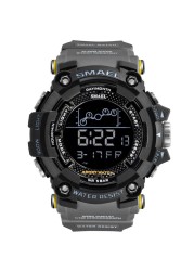 SMAEL Military Watch Men Water Resistant Army Sport Watch led Digital Wristwatch Male Stopwatches 1802 relogio masculino watches