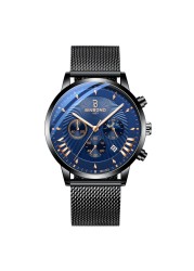 Men's Watches Top Brand Luxury Fashion Quartz Watch Men Military Chronograph Sports Wristwatches 24 Hours Clock Relogio Masculino