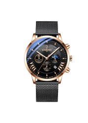 Men's Watches Top Brand Luxury Fashion Quartz Watch Men Military Chronograph Sports Wristwatches 24 Hours Clock Relogio Masculino