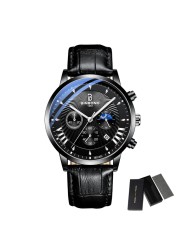 Men's Watches Top Brand Luxury Fashion Quartz Watch Men Military Chronograph Sports Wristwatches 24 Hours Clock Relogio Masculino