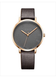 Women's Watch Retro Simple Japan Quartz Watches Big Big Top Fashion Dress Bracelet Girl Genuine Leather Birthday Gift Julius No Box