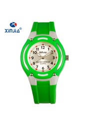 XINJIA Children Quartz Watch Lady Casual Watches Fashion Ladies Wristwatches Jelly Watch Kids Girls Students Sports Wristwatches