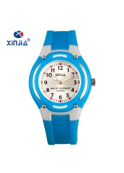 XINJIA Children Quartz Watch Lady Casual Watches Fashion Ladies Wristwatches Jelly Watch Kids Girls Students Sports Wristwatches