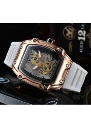 Feature Men Luxury Military Hollow Sports Watch Men Analog Date Quartz Watch Men's Watch