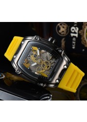 Feature Men Luxury Military Hollow Sports Watch Men Analog Date Quartz Watch Men's Watch