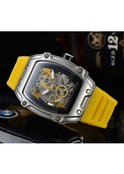 Feature Men Luxury Military Hollow Sports Watch Men Analog Date Quartz Watch Men's Watch