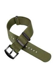 Premium Quality 20mm 22mm Seatbelt Watch Band Nylon NATO Strap for 007 James Bond Military Striped Replacement Watch Accessories