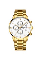 NIBOSI men's luxury watch, luxury celebrity watch, a watch for men used on official occasions, made of pure quartz