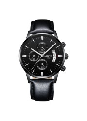 NIBOSI men's luxury watch, luxury celebrity watch, a watch for men used on official occasions, made of pure quartz