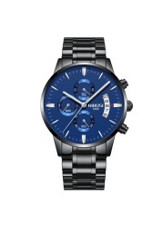 NIBOSI men's luxury watch, luxury celebrity watch, a watch for men used on official occasions, made of pure quartz