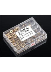 100pcs stainless steel watch crowns different sizes 3.0-8.0mm for watch repair