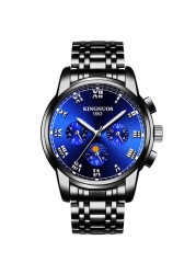 New Steel Band Business Waterproof Watch Men's Luxury Watch Fashion Luminous Male Watch Quartz Classic Wrist Watches For Men