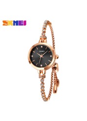 SKMEI Luxury Women's Quartz Watch Fashion Ladies Thin Casual Watches Female Girl Dress Watch 3Bar Waterproof Relogio Feminino 1854