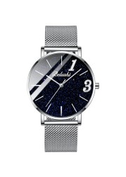 Men's quartz rose gold black stainless steel luxury fashion simple wrist watch