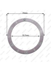 Corgeut 38mm Ceramic Bezel Insert For 40mm Mens Watch Watches Replace Accessories Watch Face Watch Bezel Inserts Different