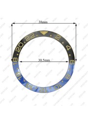 Corgeut 38mm Ceramic Bezel Insert For 40mm Mens Watch Watches Replace Accessories Watch Face Watch Bezel Inserts Different