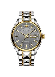 OUPINKE luxury watch men business automatic mechanical watches waterproof stainless steel luxury sapphire mirror watch for men