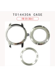 New Watch Back Cover Sapphire Glass Mirror Repair Parts Stainless Steel For T035627A/T099407A/T120407A/T100417A