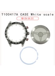 New Watch Back Cover Sapphire Glass Mirror Repair Parts Stainless Steel For T035627A/T099407A/T120407A/T100417A