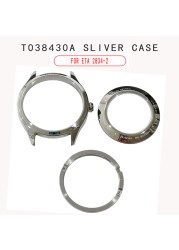 New Watch Back Cover Sapphire Glass Mirror Repair Parts Stainless Steel For T035627A/T099407A/T120407A/T100417A