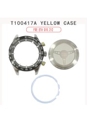 New Watch Back Cover Sapphire Glass Mirror Repair Parts Stainless Steel For T035627A/T099407A/T120407A/T100417A