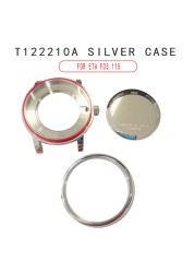 New Watch Back Cover Sapphire Glass Mirror Repair Parts Stainless Steel For T035627A/T099407A/T120407A/T100417A