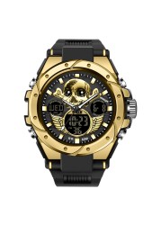 G Style Military Watches Shockproof Men Fashion Skull Watch Electronic Quartz Man Sports Wrist Watch Swimming relogio masculino 2022