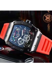 3-pin new Richard men's watch luxury brand watch men's quartz automatic watch male watch