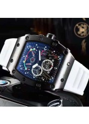 3-pin new Richard men's watch luxury brand watch men's quartz automatic watch male watch