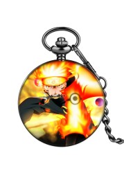 Customized Cartoon Character Style Personality Pocket Watch Men With Thick Chain Quartz Watches Delicate Gift For Boyfriend