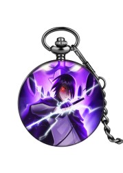 Customized Cartoon Character Style Personality Pocket Watch Men With Thick Chain Quartz Watches Delicate Gift For Boyfriend