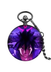 Men's Quartz Pocket Watch Accept Custom Cartoon Character Patterns With Thick Chain Valentine's Day Gift For Boyfriend Husband