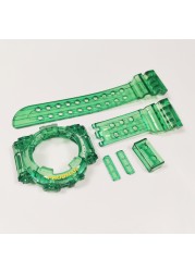 Ice transparent silicone rubber watchband for GWF-1000 watch strap watch straps and waterproof cover sport watches