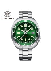 SD1970T Steelediue Brand 44mm Men's PT5000 Automatic Movement Diving Watch With Ceramic Bezel