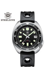 SD1970T Steelediue Brand 44mm Men's PT5000 Automatic Movement Diving Watch With Ceramic Bezel