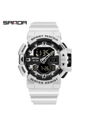 SANDA - Men's Sports Watches, Quartz, Military, Water Resistant, S-Shock, Male