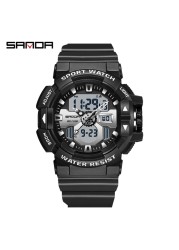 SANDA - Men's Sports Watches, Quartz, Military, Water Resistant, S-Shock, Male