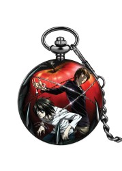 Boyfriend souvenir personalized custom men quartz pocket watch with thick chain cartoon character style watches