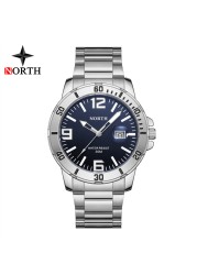 NORTH Top - Men's Watch, Sport, Casual, Water Resistant, Quartz, Male