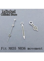 Miuksi-Luminous Wristwatch NH35 NH36 ETA 2836 2824 Miyota 8205 8215 821A Mingzhu DG 2813 3804