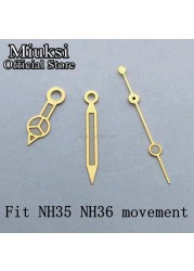 Miuksi-Luminous Wristwatch NH35 NH36 ETA 2836 2824 Miyota 8205 8215 821A Mingzhu DG 2813 3804