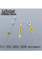 Miuksi-Luminous Wristwatch NH35 NH36 ETA 2836 2824 Miyota 8205 8215 821A Mingzhu DG 2813 3804