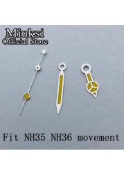 Miuksi-Luminous Wristwatch NH35 NH36 ETA 2836 2824 Miyota 8205 8215 821A Mingzhu DG 2813 3804