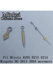 Miuksi-Luminous Wristwatch NH35 NH36 ETA 2836 2824 Miyota 8205 8215 821A Mingzhu DG 2813 3804