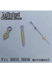 Miuksi-Luminous Wristwatch NH35 NH36 ETA 2836 2824 Miyota 8205 8215 821A Mingzhu DG 2813 3804