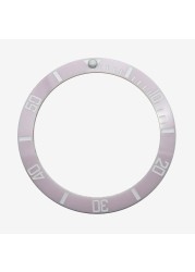 38mm ceramic bezel GMT and diving watch insert for 40mm men's watch watches replacement watch accessories simple dial watch bezel insert